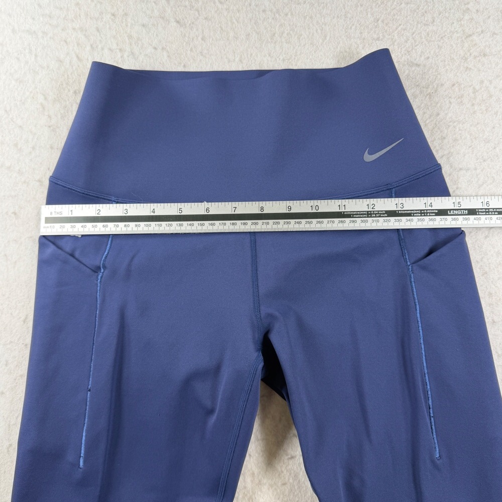 Nike Universa Dri-FIT High-Rise Leggings Navy Blue Medium DQ6020-410 - Picture 3 of 7